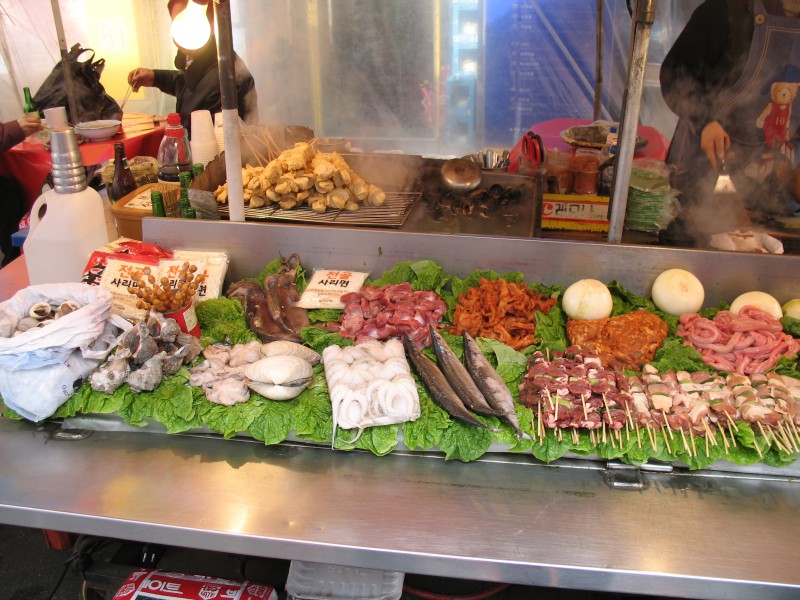 Food at stall