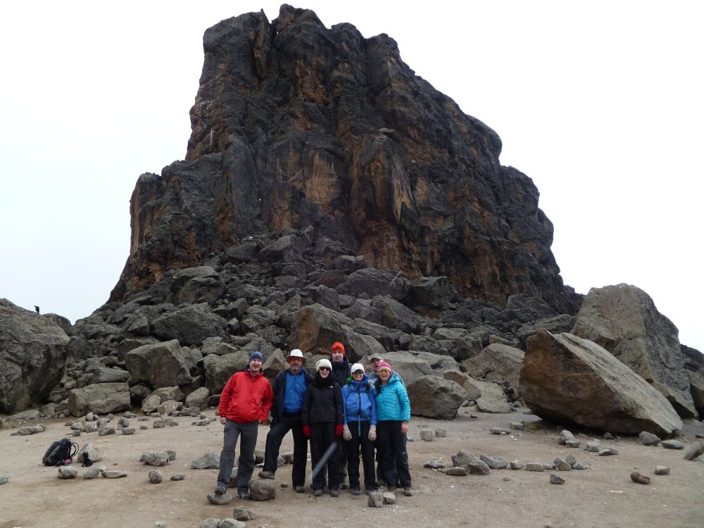 The group at Lava Tower
