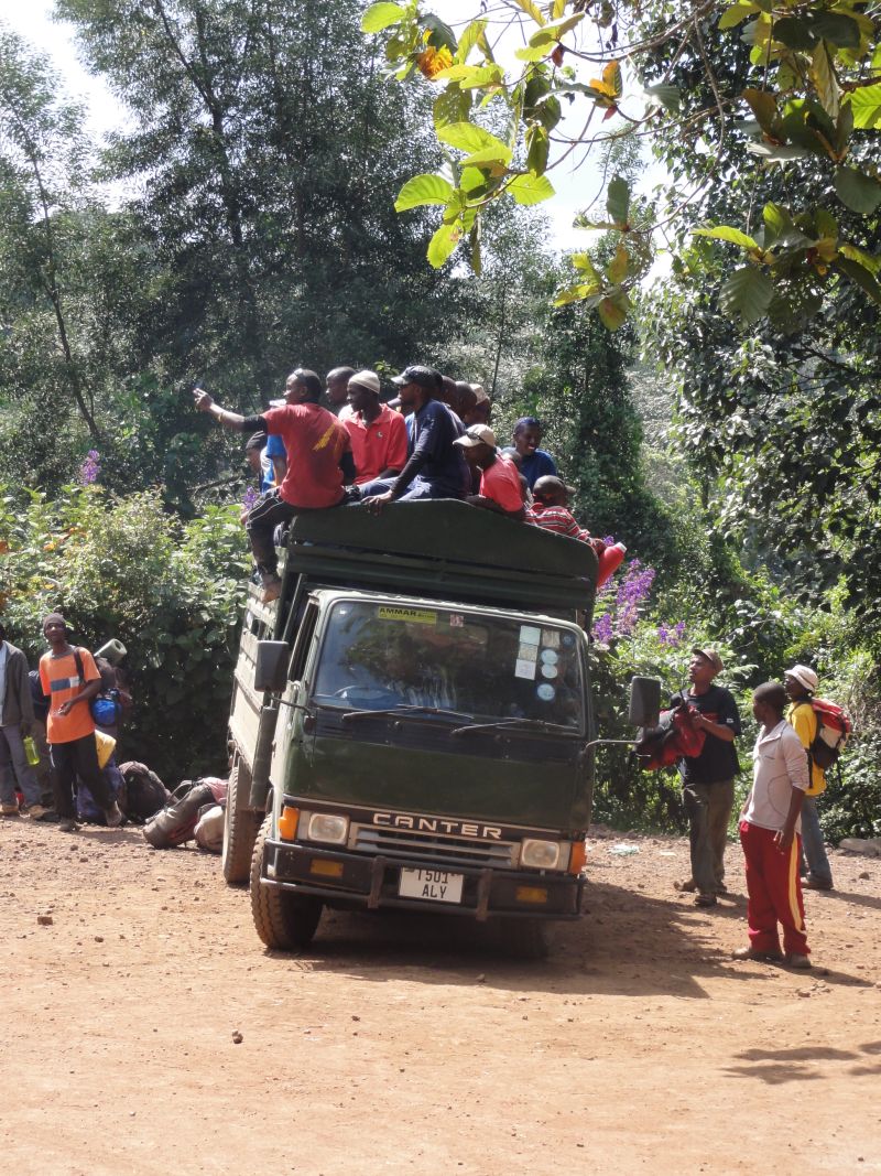 The "bus" for the porters
