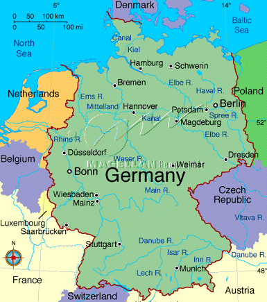A Map of germany