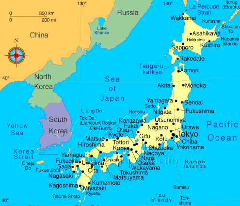 A Map of Japan