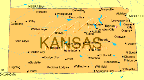 A Map of Kansas
