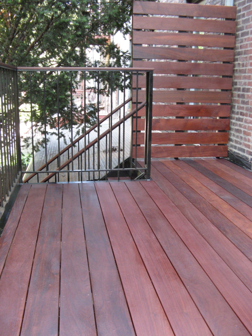 Ipe deck, Bed Stuy, Brooklyn