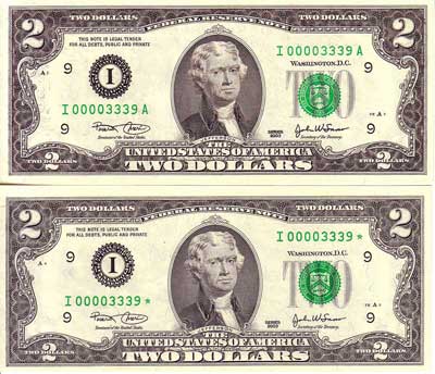Fr 1937-I 2003 Two Dollar Note 2 Minneapolis PCGS Graded 66 Gem New 88888 