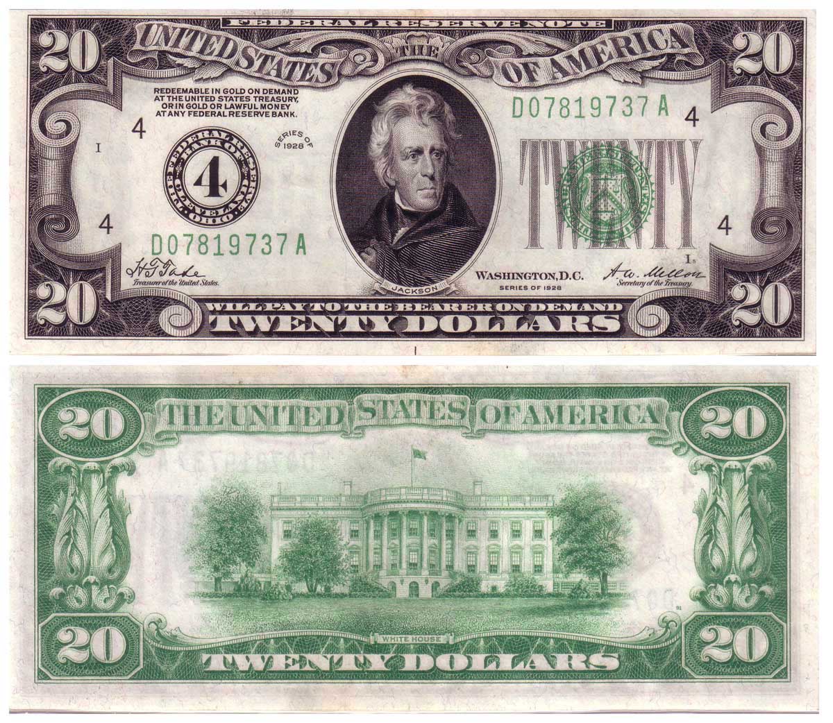 1950 20 dollar bill serial number lookup