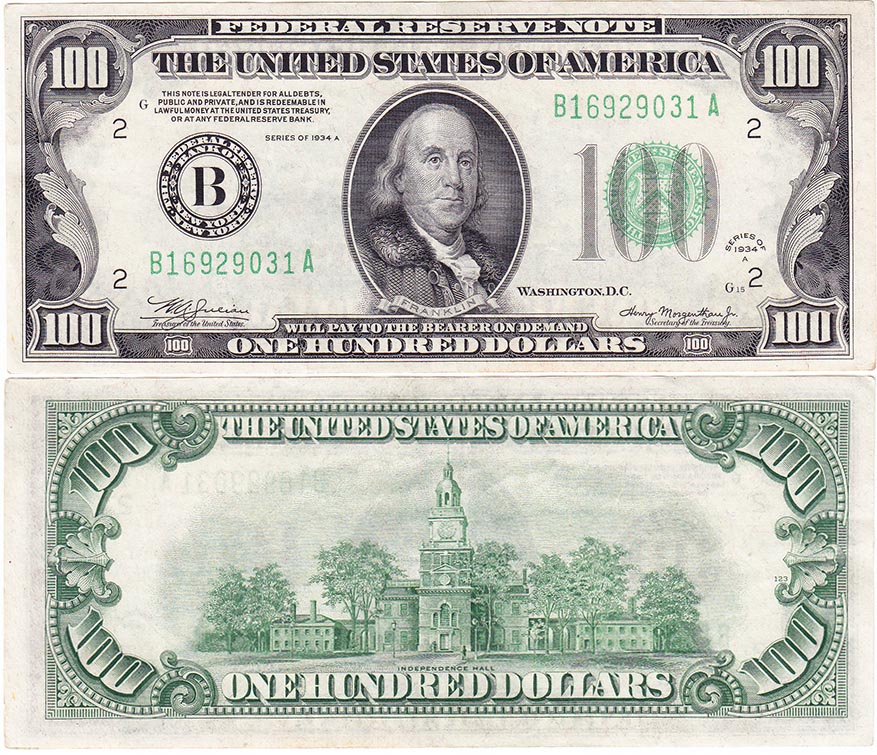 $1 Federal Reserve Note One Dollar Bill 1969 series D G/C CHICAGO 