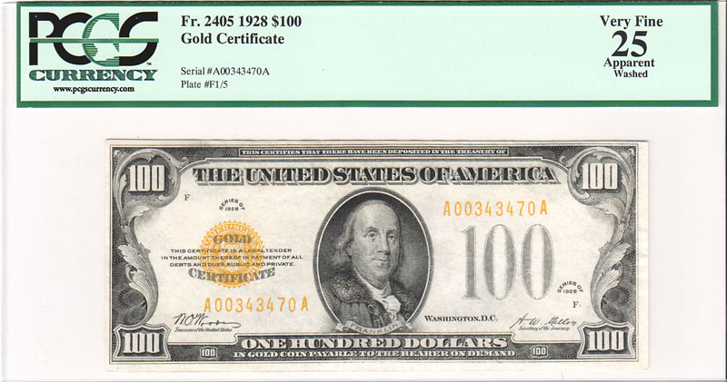 $100 1996 FRN Alignment Error Reproduction U.S Currency Paper Money Copy