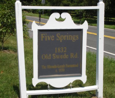 Five Springs - 1832 Old Swede Rd.