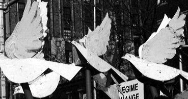 Paper peace doves