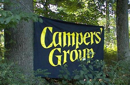 [Campers' Group's banner]