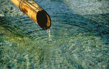bamboo fountain
