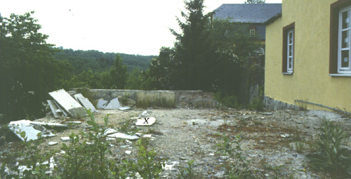 ruins of the breakfast room