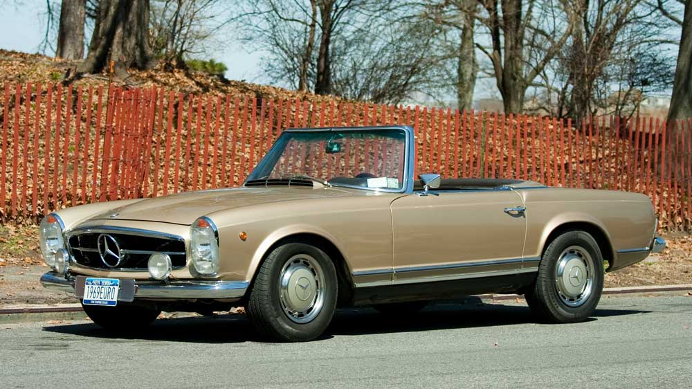 Our 1969 Mercedes Tunis Beige Metallic 280 SL EURO Model