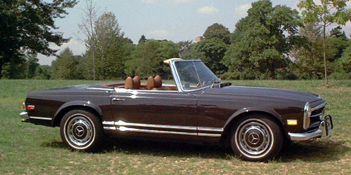 Our previously owned Tobacco Brown 1971 Mercedes 280 SL US Model