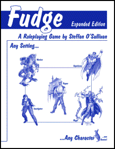 [Picture of the Grey Ghost Games cover of Fudge - click for larger image]