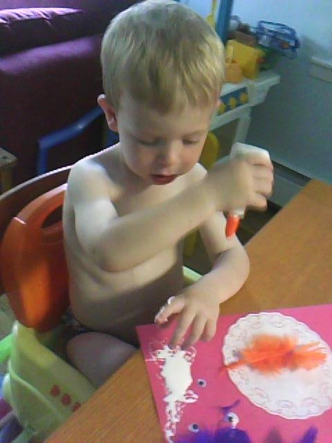 squiggly-glue-birthday-cake