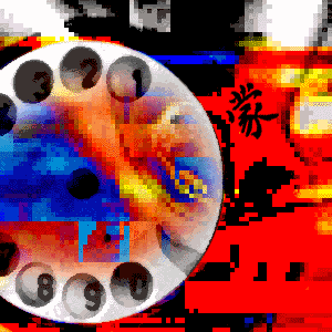 Dialing in... - photogram/ideogram/image