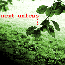 hiding in the trees