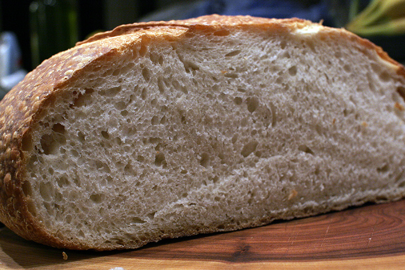 Cra-zee oven spring: crumb