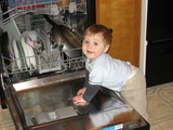 Ooo, the dishwasher!