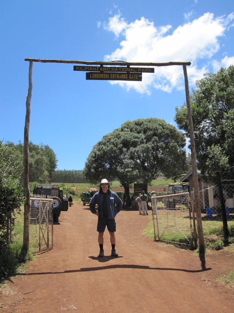 JD standing at the gate