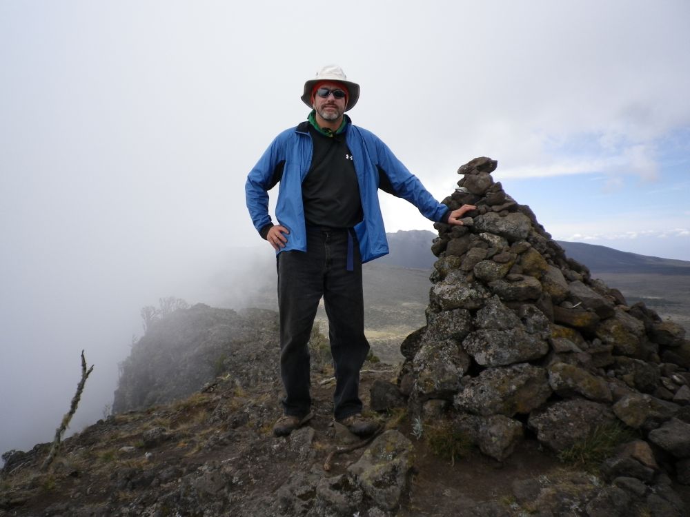 JD at the top of Shira Cathedral