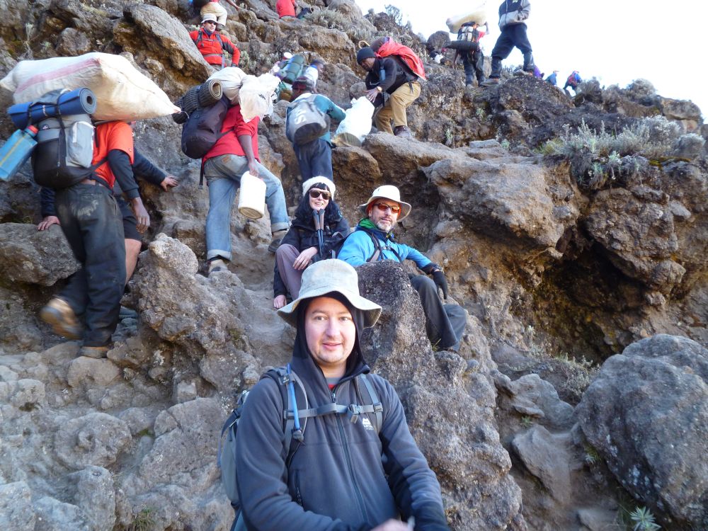 Barranco Wall, looking up