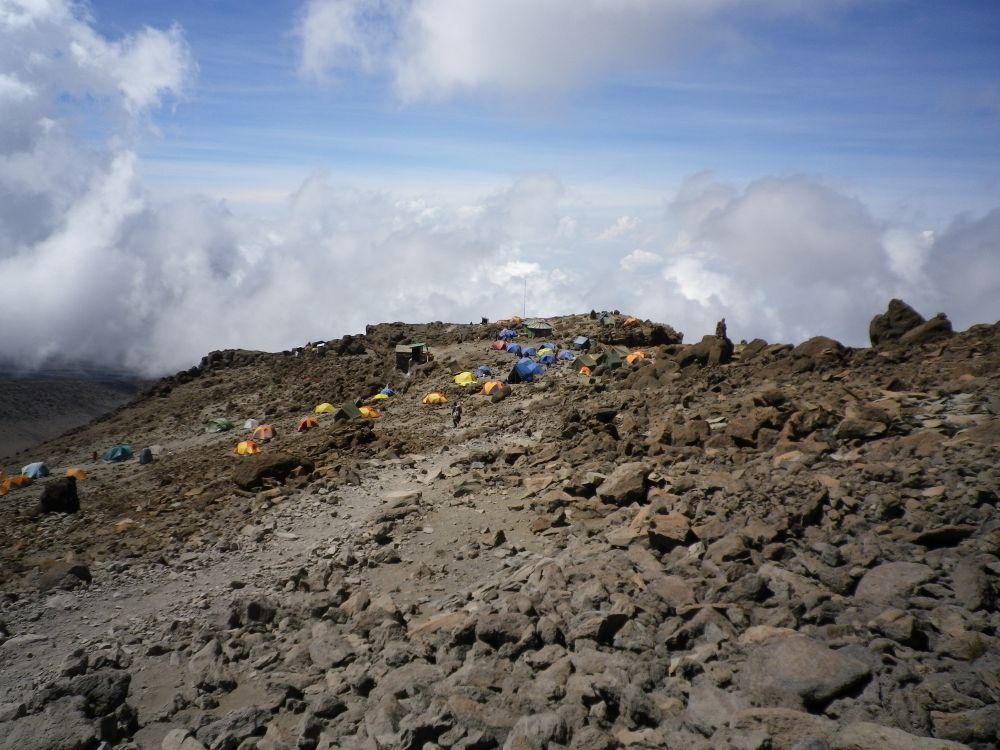 Arrival back at Barafu Camp