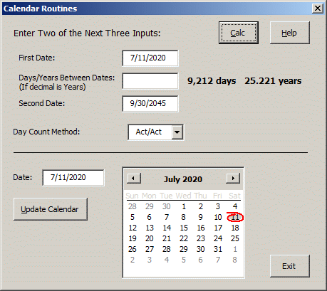 calendar calc