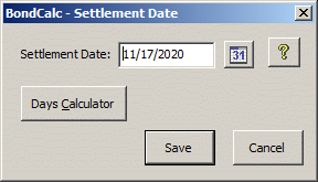 settlement date