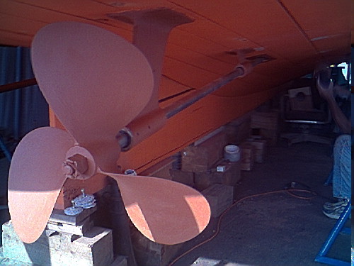 propeller on